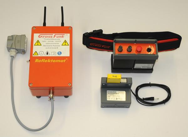 Radio control Radio control suitable for cable capstan winches types TL 4041/5041 DRHZ. Consisting of light mobile transmitter and receiver on the winch.