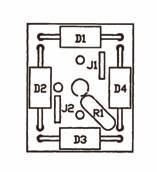 Remove the DPE wires 2 & 6 (or red and blue) from the rectifier terminals J1 and J2. Start the engine and get it up to running speed. Apply 12VDC across terminals J1 and J2.