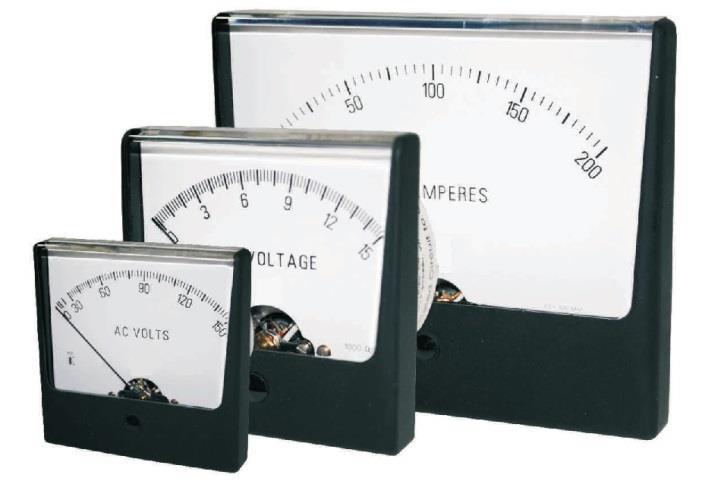 Application: The VISTA range of analog panel meters offers accurate measurement and indication of most electrical and electronic parameters in industry as per industrial standard case size.