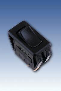 McGILL 0815 Series Miniature Style Rocker Switches Miniature rocker switches feature plastic snap-in bezels for easy installation.