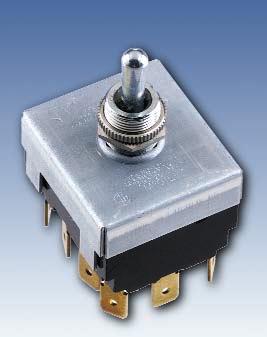 McGILL 0140 Series 3 and 4 Pole Toggle Switches Circuit Arrangement Specifications UL recognized 17A, 277VAC 1 HP, 125VAC 2 HP, 250VAC 1, 2 or 3 Phase CSA certified 17A, 125-277VAC 1 HP, 125VAC 2 HP,