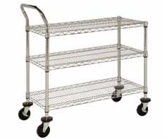 MOBILIZE + Shelf Cart Kits S H E LV I N G : 2 3 Mobile Dunnage Racks Heavy Duty Aluminum Mobile Dunnage Racks These versatile mobile racks eliminate wasted storage space.