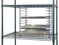 9 cm) 4 4 FFTM246GN 3 7 16" (8.8 cm) 22 1 2" (57.2 cm) 6 4 Wire Can Rack Get more out of your shelving and proper inventory rotation with this front-loading, front dispensing can rack.