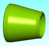CONCENTRIC REDUCER DIN - STEEL DN20 x 16 to DN300 x 250, limited wall thicknesses.