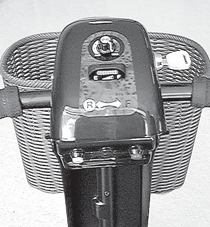 Battery Indicator 4.Thumb Lever Control (wig wag) 2.