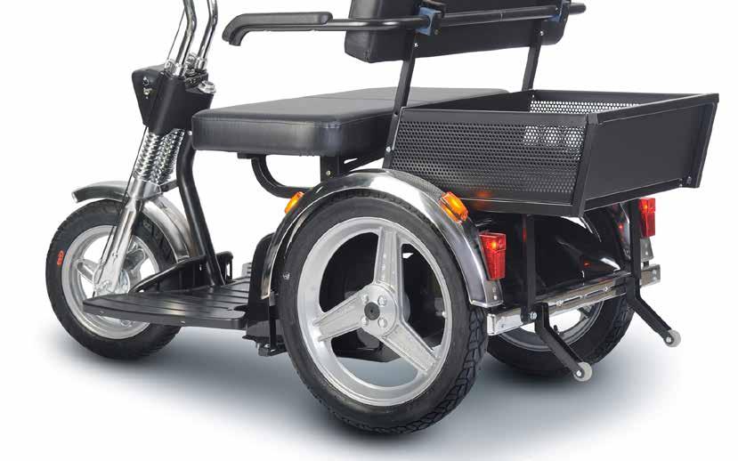 Of course there are plenty of accessories available for this scooter, which is already more than 30 years on the market.