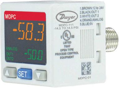 This all-in-one digital gage package is designed to reduce installation costs, instrument cost, and save space where an application requires a gage, transmitter, and switches.