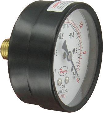 A wide variety of ranges are available in this economical gage in either bottom or back connection configurations.