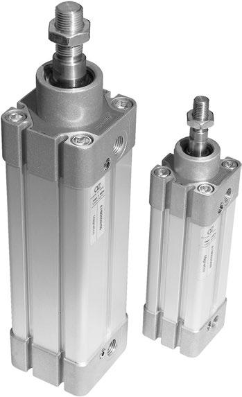 Cylinders ISO 431 VDMA Compliant to norm ISO 431 VDMA High reliability and long lifetime Standard magnetic version With square profile (N series) or easy profile (E series) Special versions and