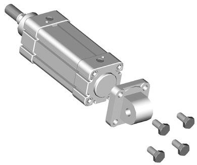 Fixing elements for cylinders ISO 431 VDMA 288 MALE HINGE MP4 CMIS0 CMIS0 CMIS0