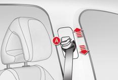 Depending on the severity of the impact, the pretensioning system instantly tightens the seat belts against the body of the occupants. The pretensioning seat belts are active when the ignition is on.