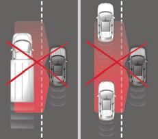 vehicles must be less than 6 mph (10 km/h), - the traffi c must be flowing normally, - in the case of an overtaking manoeuvre, if this is prolonged and the vehicle being overtaken remains in the