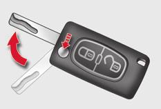 ACCESS REMOTE CONTROL KEY System which permits central unlocking or locking of the vehicle using the door lock or from a distance.