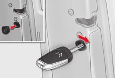 ACCESS Activation / Deactivation Emergency control System allowing the doors to be locked and unlocked manually in the event of a malfunction of the central locking system or battery failure.