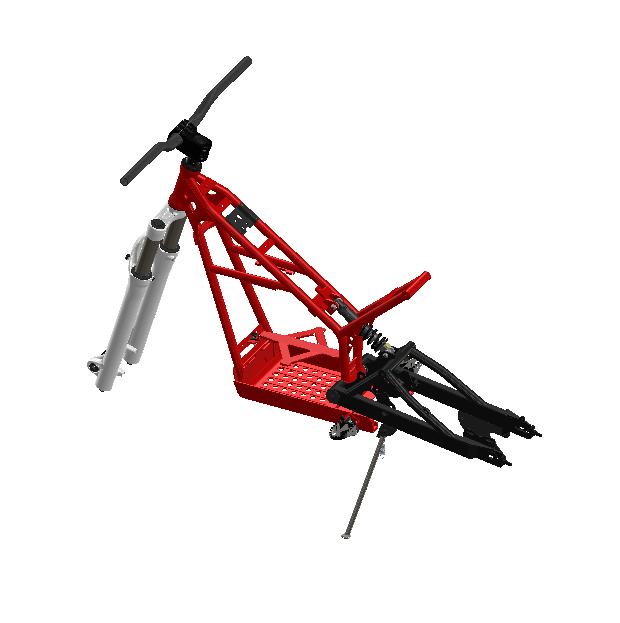 Chassis assembly - 0.0R Part Number: CHS0077 Version:.0 6 7 8 0 9 8 6 CHS070 Frame - 0.0R, front, steel, red CHS Headset - sealed, replaceable bearings, inc.