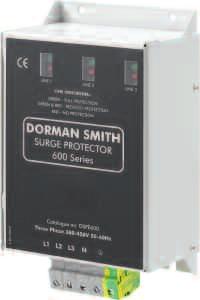 Modular Devices DSPE Range Surge Protector Series DSPE 600 Series Low let through voltage of 600 volts Two stage (redundant) protection, with pre-failure indication Site fault condition indicator