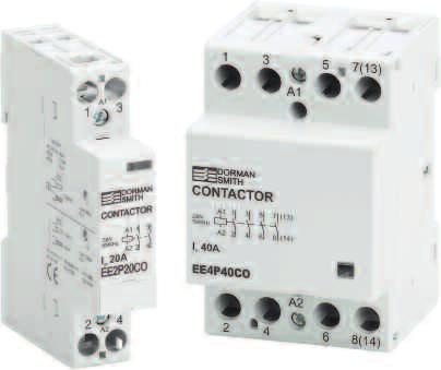 16A (AC7A) 1 or 2 channel 35 DRT-DW2 Modular Contactors Exceeds the requirements of EN 61095 May require de-rating when used with inductive loads see Contactor