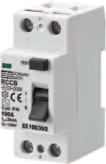 Loadlimiter 63 Residual Current Circuit Breakers RCCBs Exceeds the requirements of EN 61008 Voltage