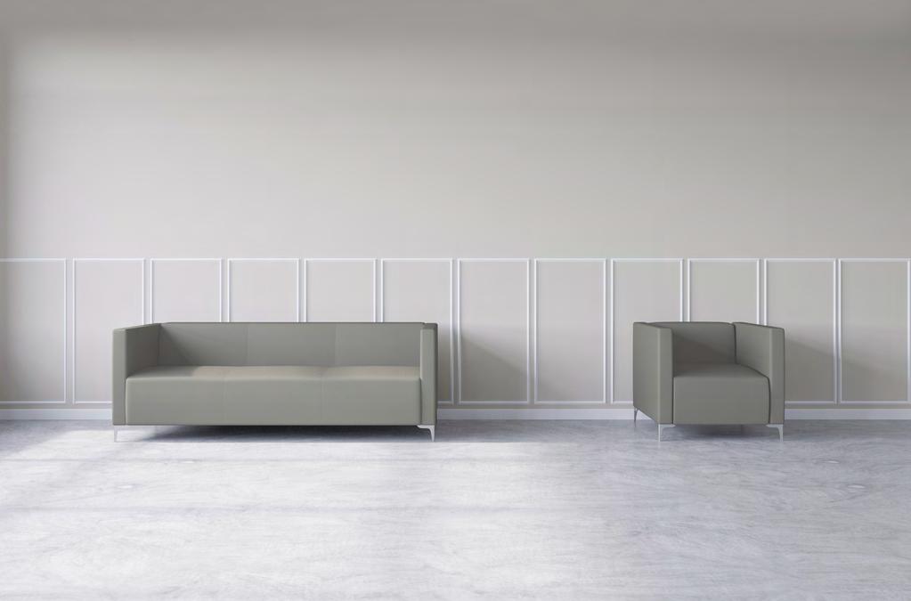 AISANCE CONVIVIALE Ideal for your employees to relax and for your visitors waiting in your reception area, the Aisance settee adds a