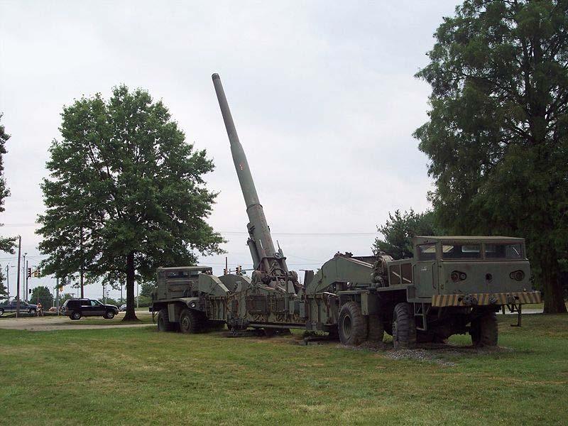 A 280 mm Atomic Cannon at Aberdeen Proving Grounds Development work continued and resulted in the W19. A 280 mm shell, it was a longer version of the W9.