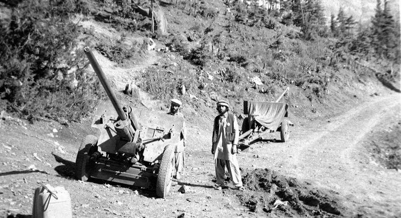Afghans with two captured artillery field guns in Jaji, 1984 Broadly, there are two situations: fire against opportunity targets and targets whose engagement is planned as part of a particular