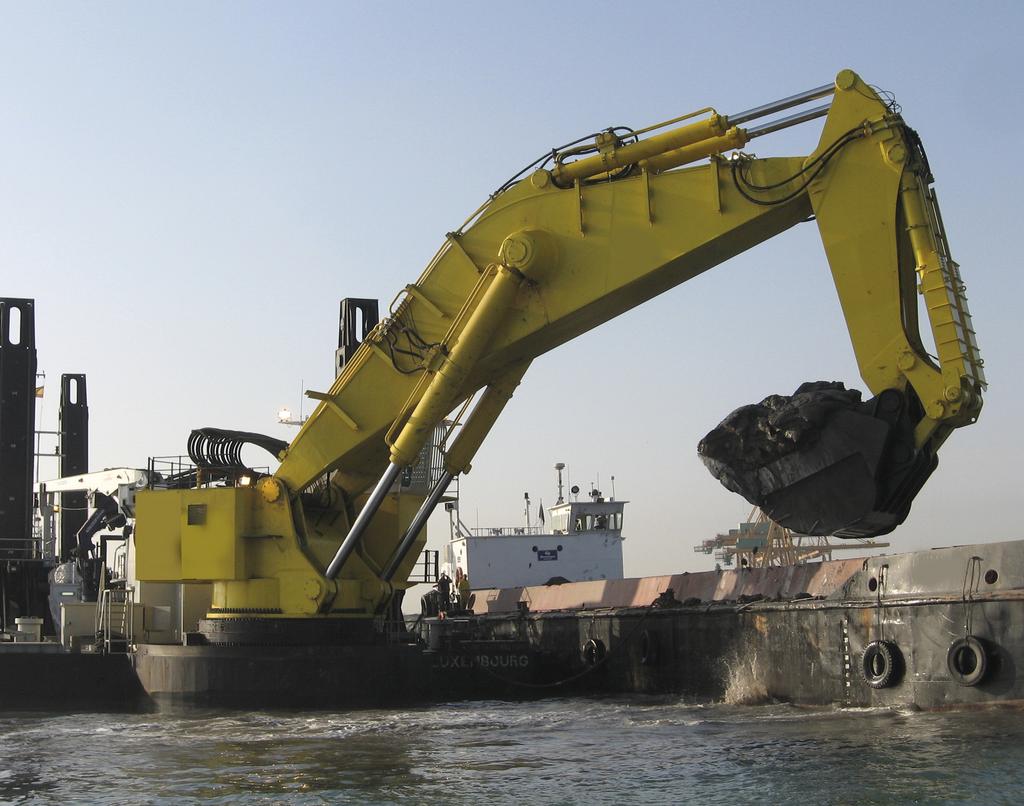 Monitoring and control for maximum performance in the toughest of environments The DipMate Pro is an ultra-reliable backhoe dredging The DipMate Pro, designed to endure the harshest of monitoring and