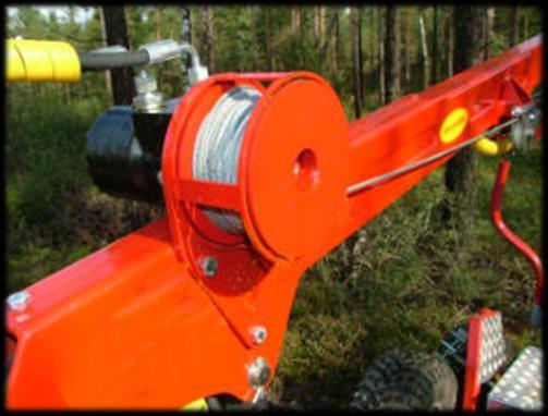 Hydraulic winch, radio controlled Part no. 531 0170-00 RC Hydraulic winch HV500 is a reliable and proven construction.