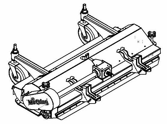 3. Description of equipment Your Müthing Mower MU-FM has different components, as you can see on the following illustration.