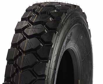 Specialized tread pattern for use in severe conditions. New cut resistant compound.