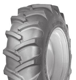 designed for added traction and self-cleaning properties Tube type - includes tire only 94028368 11.2-24 C/6 31 TT 10.0 42.9 11.