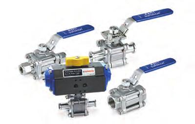 CLEAN FITTING DIN TYPE BALL VALVES Industry ultra-pure and high-purity gas line, Vacuum