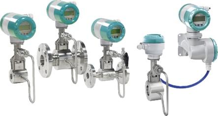 Siemens AG 204 Flow Measurement Overview vortex flowmeters provide accurate volumetric and mass flow measurement of steam, gases and liquids as an all-in-one solution with integrated temperature and