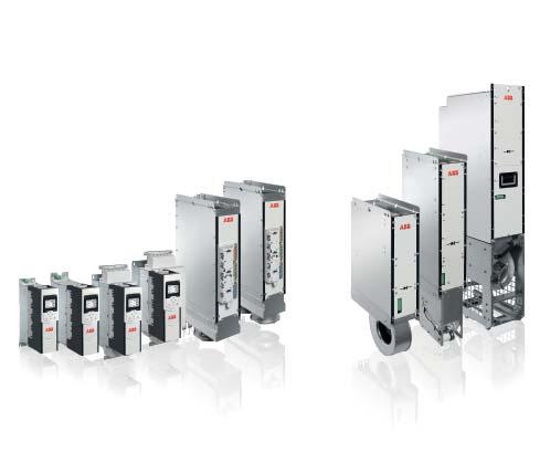 Multidrive modules, ACS880-X04 The multidrive modules are optimized for assembly into customer s own cabinets.
