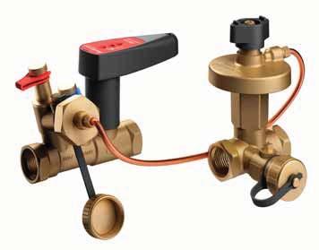 3.1 Introduction The optional drain valve of the Venturi ensures at the same time the possibility of system draining or of connecting a capillary tube from a Delta differential pressure control valve.