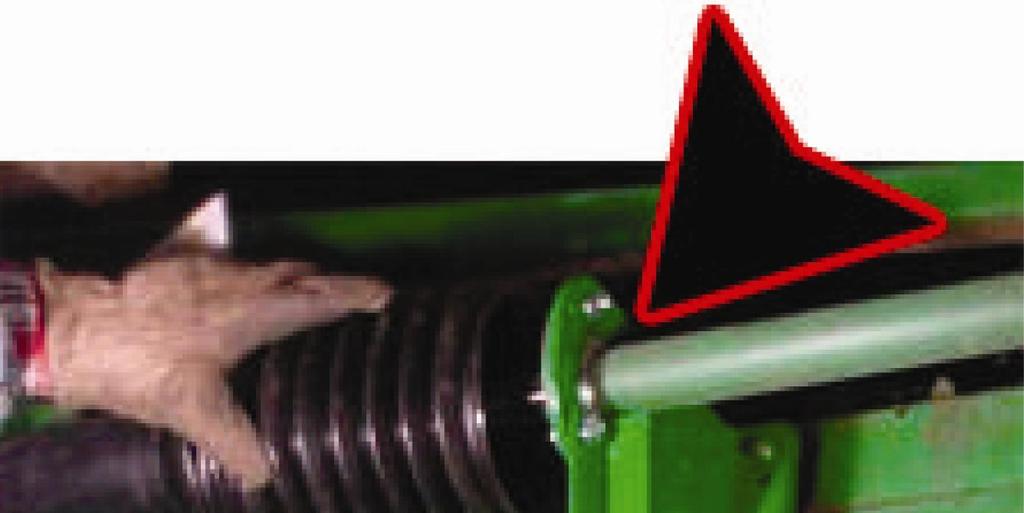 avoid support contact with bearing and seal. Install second Lock Nut (LAN 3718) to secure support iron on Carriage Bolt (LAN-18A32).