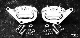 Provides great stopping power for heavy wide-glide style bikes. Kit requires 5/8 bore master cylinder.