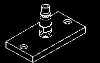1982-89, BT rear remote reservoirs (42376-77A) Handlebar Master Cylinder Cover Screws Chrome tapered Allen head screws.