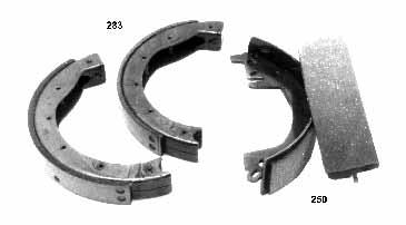 88375-51 Servi -Car 1951-73 88373-51 Brake Shoe Sets Sets are complete with linings installed and are sold in pairs.