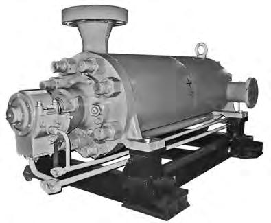 CNS PUMPS With Increased Discharge Pressure DISTINCTIVE FEATURES A special version of a standard CNS 240-1900 pump with increased discharge pressure Identical foundation fixture layout and flanges