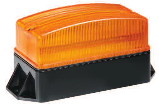 The low current draw and resistance to vibration makes L.E.D strobes perfect for electric forklifts.