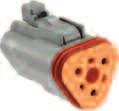 The AMP Super Seal series of connectors have been designed to meet the severe performance