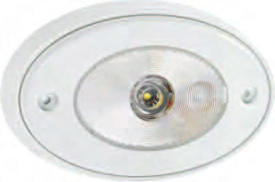Pre-wired and can be flush mounted or surface mounted with supplied spacer.