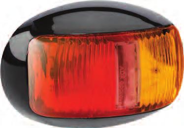 MODEL 16 MARKER LAMPS In keeping with the modern styling of today s vehicles, the 16 series lamps have received a new oval deflector base that