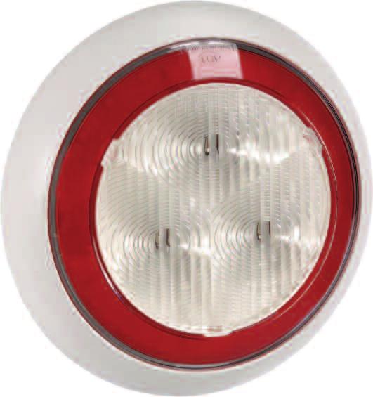 with amber, red or white lamps. Further options include an elegant chrome surround, and an outstanding L.E.