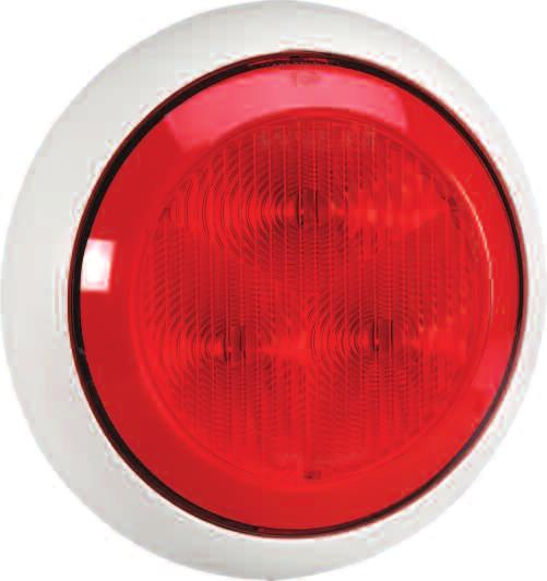08A at 12V 6/00 2a E4 01 (cat 2a) 16453 30 100 150 94331W-12 12 Volt L.E.D Rear Stop/Tail Lamp (Red) with 0.