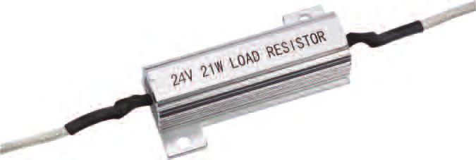 L.E.D LOAD RESISTORS The low current draw of L.E.D can often cause problems particularly relating to load sensitive flashers resulting in system warning messages and rapid indicator flash patterns occur.
