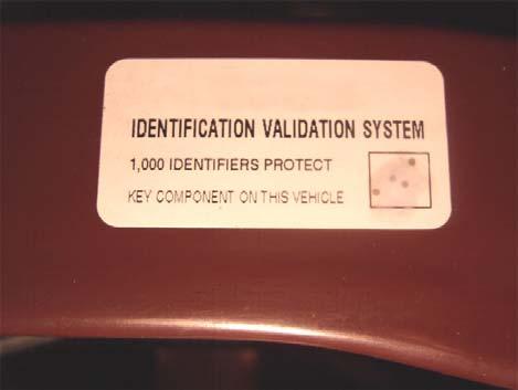 VEHICLE TEMPLATES DATADOT ID LABEL Place this label
