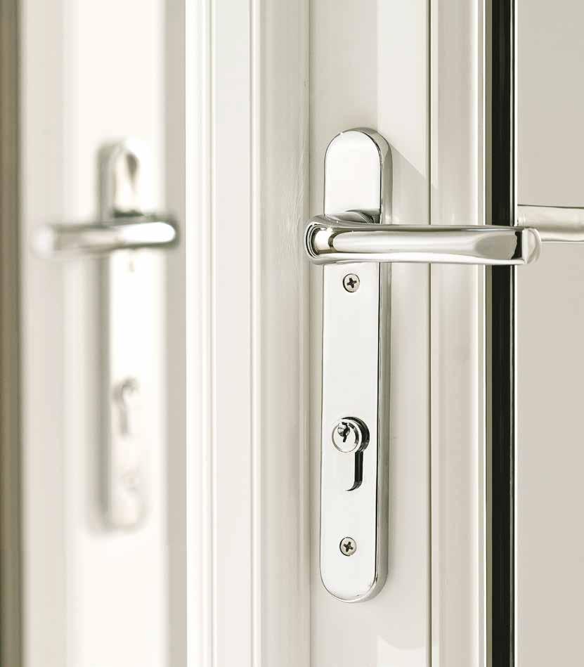 ADVANCED LOCKING For optimum security, select a hook lock option.