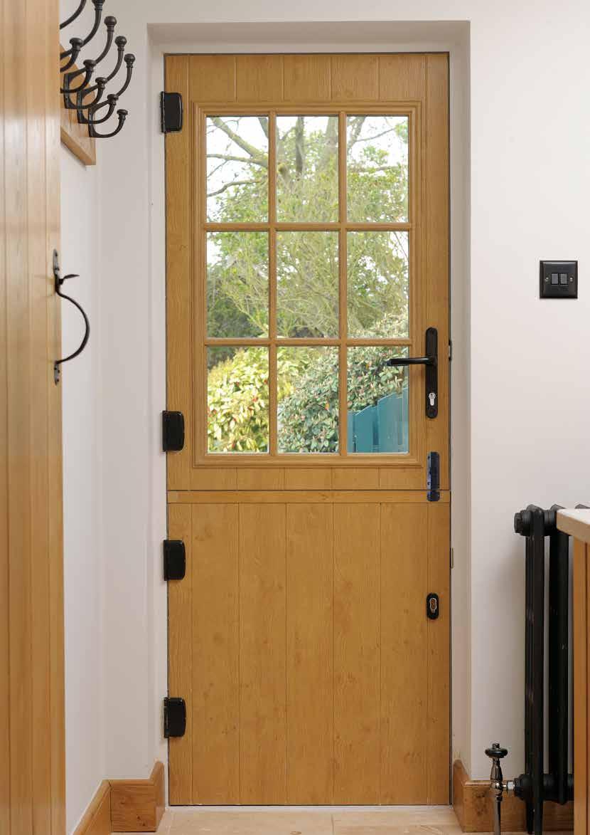 High security, energy efficient composite doors Stable Doors All of our standard and many of the Italia Collection door styles are available as stable doors, in any of our colours on any side.