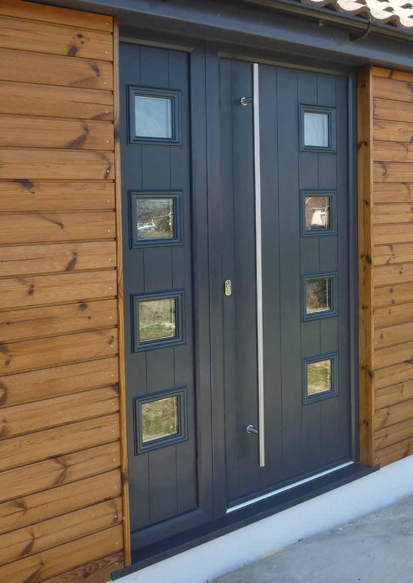 High security, energy efficient composite doors Side Panels Complement your